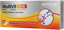 Zdjęcie Activlab Multivit Diab 60 Kaps. - Okonek