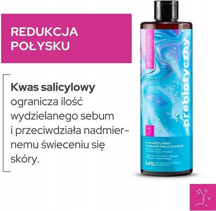 VIANEK Prebiotyczny płyn micelarny z kwasem salicylowym 400ml - zdjęcie 3