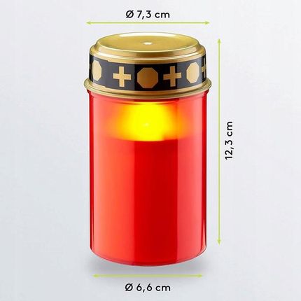 Znicz Wieczna Lampka Led 8szt. - zdjęcie 6