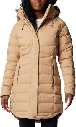 Kurtka zimowa damska Columbia Belle Isle II Mid Down Jacket 2085153262 Beżowy