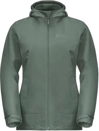 Kurtka damska Jack Wolfskin Moonrise 3in1 Jkt W 1115621-4311 Zielony