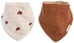 Zdjęcie Filibabba Śliniak bandana 2 szt. Lucky + Amber Brown - Stawiszyn