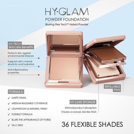 Natasha Denona Podkład Hy-Glam Powder Foundation 12.5G Odcień Y4-7 - zdjęcie 2
