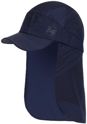 Czapka składana z osłoną Buff Pack Sahara Cap Grevers Navy