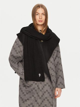 Szal KARL LAGERFELD - 86KW3311 Black 999 - Ceny i opinie
