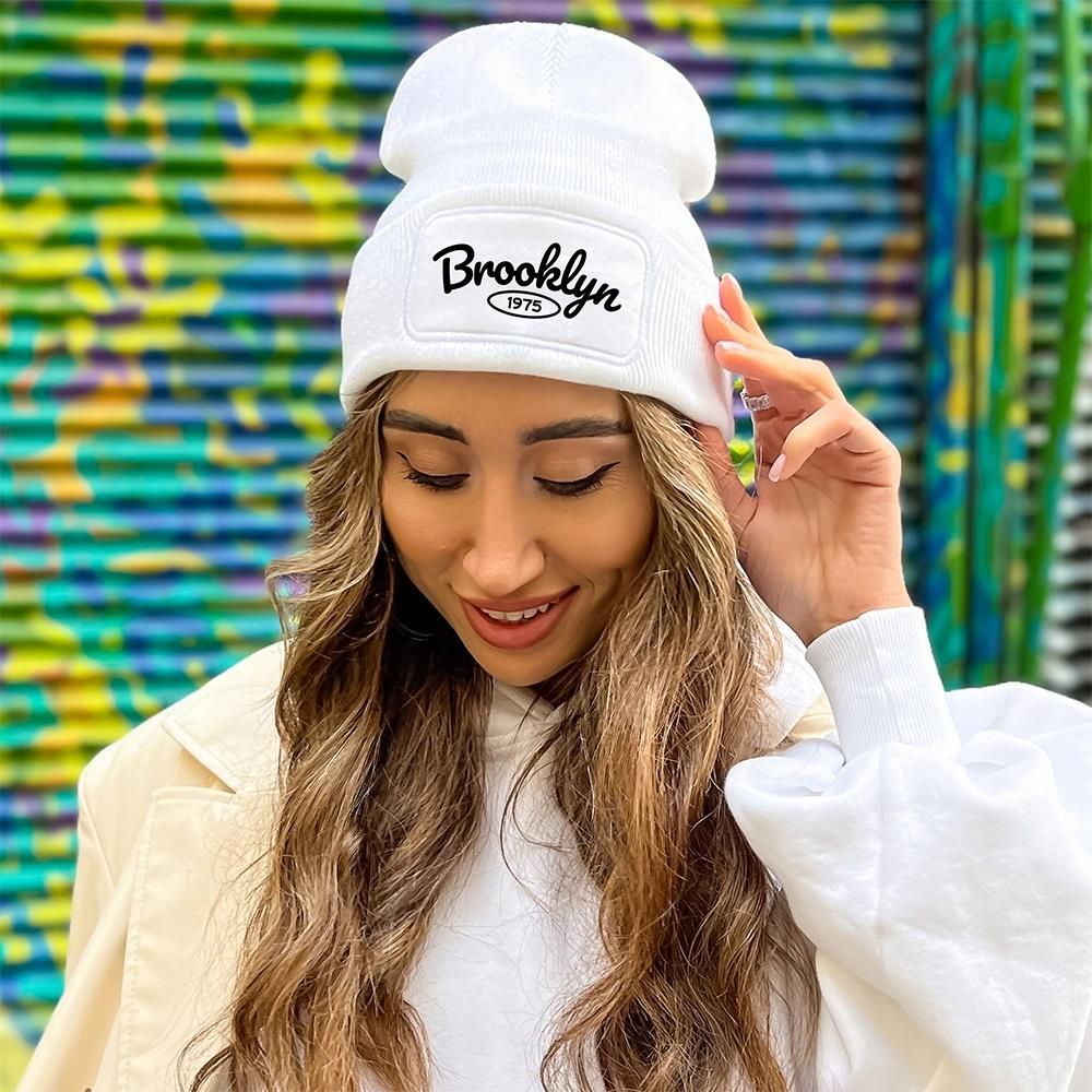 Czapka Zimowa Classic Biała New York Basket Ceny i opinie Ceneo.pl