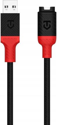 Tactical Kabel Do Ładowania Zegarków Garmin Recce 3 20 Usb A 1M Czarno Czerwony