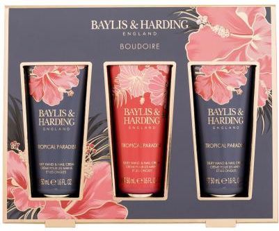 Baylis & Harding Boudoire Tropical Paradise Krem Do Rąk I Paznokci 3x50ml