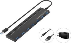 Conceptronic HUB USB USB-Hub 7-Port 3.0 (HUBBIES19BP)
