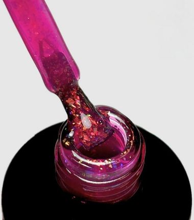 Palu Baza Hybrydowa 2W1 Jelly Base Pink 11G Bezkwasowa Różowa Z Brokatem - zdjęcie 4