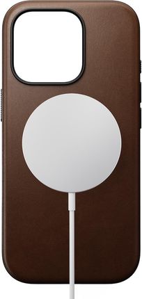 iPhoneアクセサリー NOMAD MODERN CASE iPhone 16Pro BROWN Nomad Modern Leather Case for iPhone 16 with MagSafe