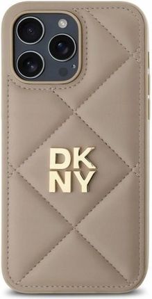 Dkny Dkhcp14Lpqdsle Iphone 14 Pro 6 1 Quot Beige Quilted Stack Logo - zdjęcie 2