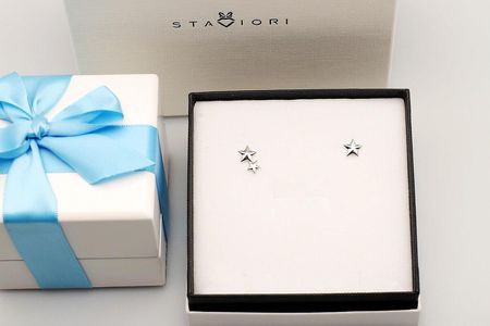 Staviori Srebrne kolczyki KDK6236 - zdjęcie 2