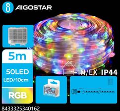 Wężyk świetlny 5m multikolor 50led Φ5 RGB na baterie z pilotem 32 key Wężyk świetlny 5m multikolor 50led Φ5 RGB na baterie z pilotem 32 key