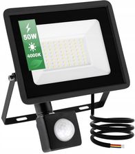 Nnled Naświetlacz Led 50W Halogen Lampa Zewnętrzna Reflektor Z Czujnikiem Ruchu 753702