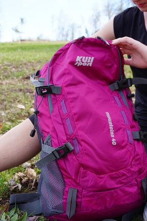 Kubisport Plecak Turystyczny Mountains 40L Różowy - zdjęcie 2