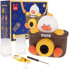 Zdjęcie Ramiz Maszynka Do Baniek Mydlanych W Kształcie Aparatu Z Kaczuszką Dla Dzieci 3+ Płyny + Pasek Na Ramię - Dobra