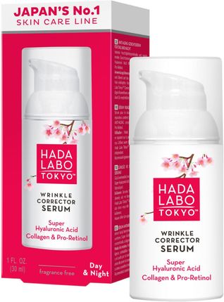 Hada Labo Tokyo Red Przeciwzmarszczkowe serum na dzień i na noc