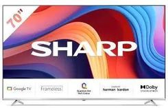 Zdjęcie Produkt z Outletu: Sharp 70GP6760E 70" QLED 4K Google TV Dolby Vision Dolby Atmos HDMI2.1 DVB-T2 - Pisz