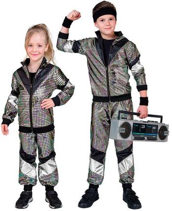 WIDMANN - Party Fashion jas met pailletten voor heren, disco fever, dierenprint