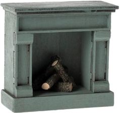 Zdjęcie Maileg Niebieski Kominek Fireplace Mouse Blue Akcesoria Dla Lalek - Barcin