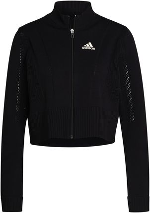 Damska kurtka adidas  Tennis Primeknit Jacket Primeblue Aeroready Black M