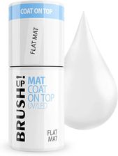 Zdjęcie Brush Up! Nails Brushup! Matowy Top Hybrydowy Do Paznokci Mat Coat On Top: Flat Matt 5G - Środa Śląska