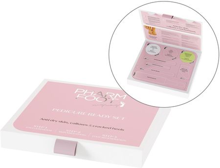 Pharm Foot Zestaw Pedicure Na Zrogowacenia I Pękające Pięty Pedicure Ready Set