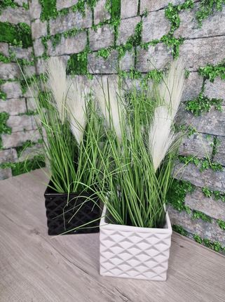 Polnix Doniczka Osłonka Ceramiczna Biała Doniczki Osłonki - zdjęcie 3