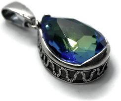 Zdjęcie Zawieszka srebrna z kryształami Swarovskiego - Andrychów