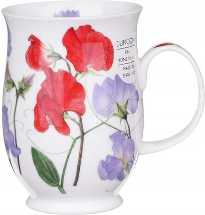 Dunoon Kubek Suffolk 310Ml Sweet Peas Red Kwiaty Pachnący Groszek (Duk4008)