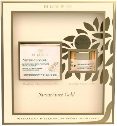 Nuxe Nuxuriance Gold Ultraodżywczy Krem Do Twarzy 50ml + Balsam Pod Oczy 15ml