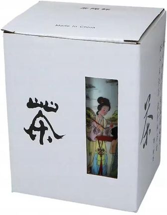 Hanipol Kubek Gejsza Porcelana 250Ml Z Zaparzaczem I Pokrywką + Pudełko (7034411D) - zdjęcie 2