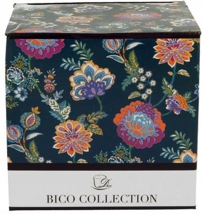 Duo Kubek Sahat Blue Porcelana New Bone China Kwiaty 650Ml - zdjęcie 2
