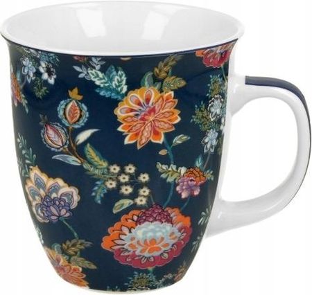 Duo Kubek Sahat Blue Porcelana New Bone China Kwiaty 650Ml - zdjęcie 3