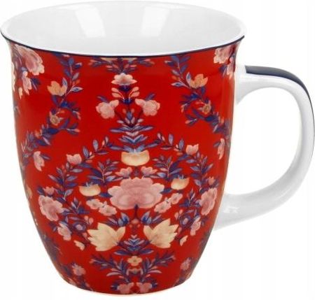 Duo Kubek Manu Red Porcelana New Bone China Kwiaty 650Ml - zdjęcie 3