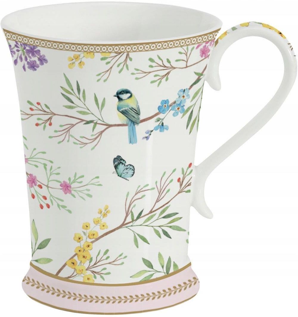 Easy Life Nuova R2S Kubek 300Ml Porcelana Kostna Birds