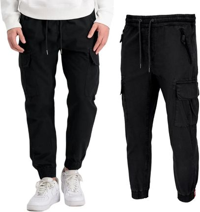 Spodnie Alpha Industries Ripstop Jogger 116201 03 - Czarne M