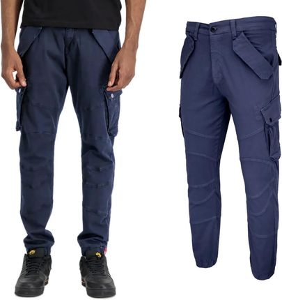 Spodnie Alpha Industries Combat Pant LW 126215 697 - Granatowe 30