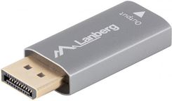 Adapter Displayport [M] 1.4 do HDMI [F] 2.1 8K@60Hz Lanberg - srebrny (AD-DP-HD-03)