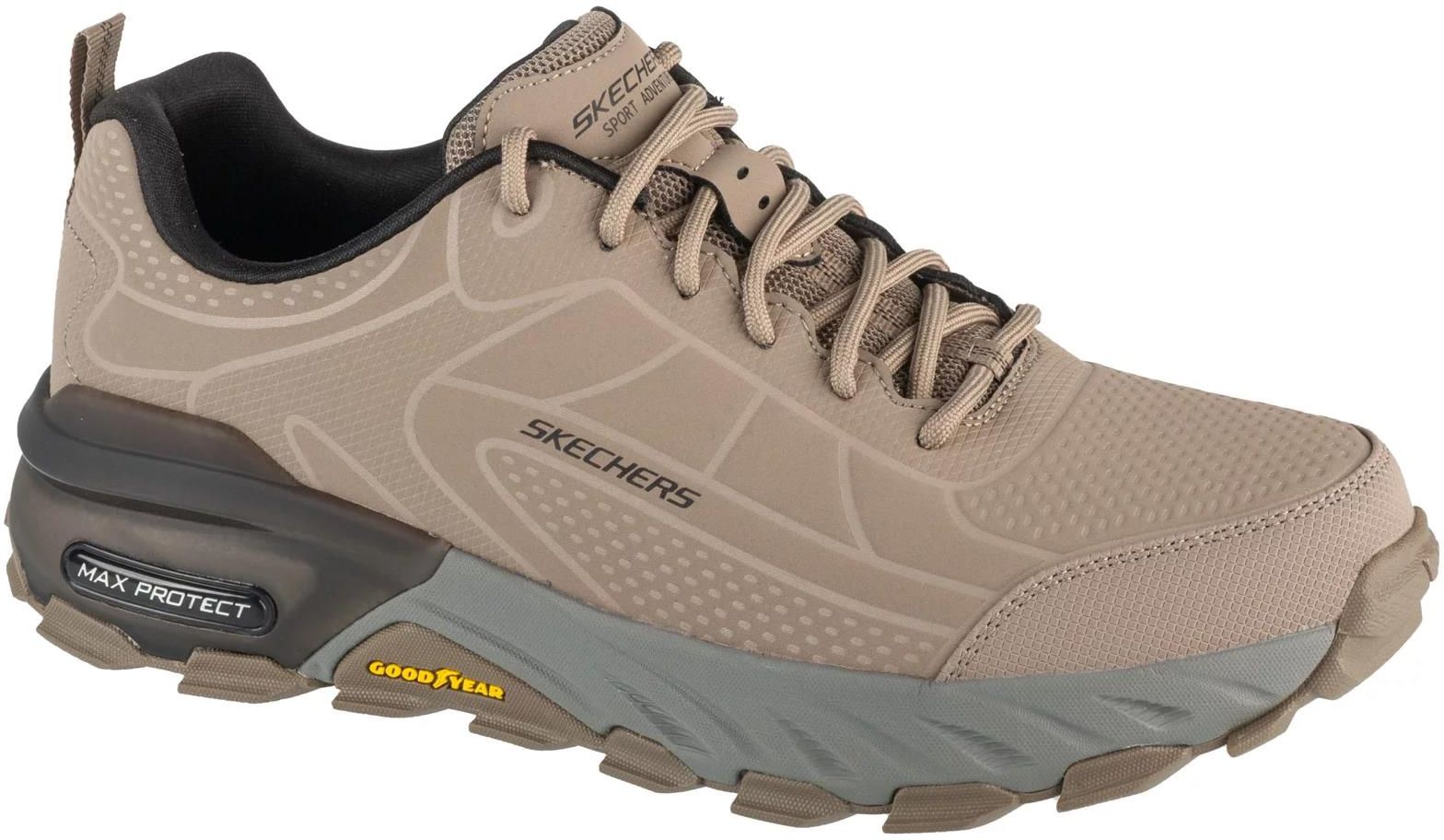 Skechers Max Protect - Irongu Patike 237672-TPBK : Kolor - Beżowe ...