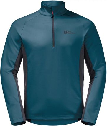 Bluza męska Jack Wolfskin Morobbia Fleece HZ M 1710911-4133 Niebieski
