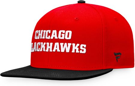 Męska czapka z daszkiem Fanatics Iconic Color Blocked Snapback Iconic Color Blocked Snapback Chicago Blackhawks