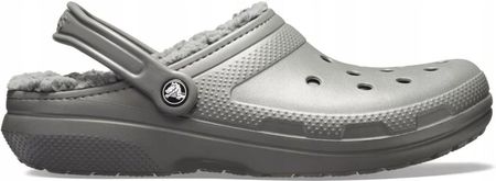 Męskie Ocieplane Klapki Buty Chodaki Crocs Classic Lined 203591 Clog 46-47