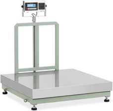 Waga platformowa - 1000 kg / 100 g - 100 x 100 cm - LCD - drukarka etykiet - Steinberg Systems - SBS-PF-1000/100P