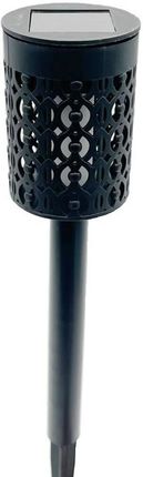 Saska Garden Lampa Solarna Pochodnia Efekt Ogień Płomień 5.5X36cm 6 Led 41925 - zdjęcie 2