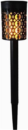 Saska Garden Lampa Solarna Pochodnia Efekt Ogień Płomień 5.5X36cm 6 Led 41925 - zdjęcie 3