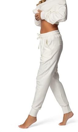 Spodnie DK-K-B7 ECRU BAWEŁNA (kolor ecru, rozmiar XS)