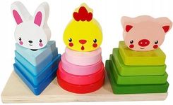 Zdjęcie Smily Play Drewniane Piramidy Zwierzęta - Gryfice