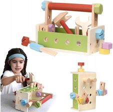 Zdjęcie Micki Drewniana Skrzynka Z Narzędziami Dla Dzieci 25 El - Gdynia